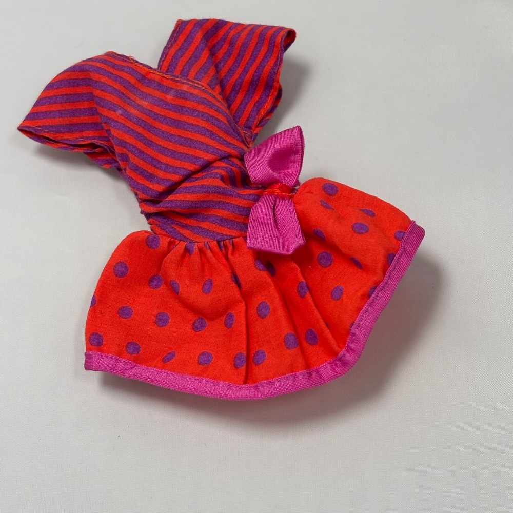 Barbie Style Stripes & Polka Dots Dress number 2454, released in 1992.